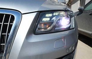 Ремонт светодиодных ресничек на Audi Q5