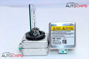 Ремонт и замена би-ксеноновых ламп D3S на Audi